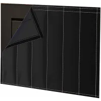 Cortina aislante para chimenea (114,5 x 86,3 cm) para evitar la pérdida de calor por el flujo de aire en el horno tapa de tiro de chimenea tapón