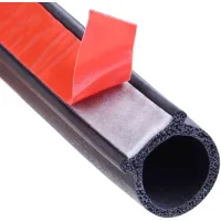 Tira de sellado para puerta de coche, 4 metros, autoadhesiva, impermeable, en forma de d, 14 mm x 12 mm de grosor