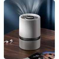 Purificador de aire de 2 velocidades con filtro hepa, silencioso, usb, para el hogar y la oficina, elimina polvo, polen, humo y olores.