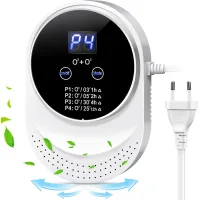 Purificador de aire con generador de ozono, generador de iones negativos, esterilizador de olores, ionizador de aire para dormitorio, baño, cocina, ma