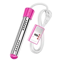Calentador de agua de inmersión de 3000 w, calentador de piscina con temporizador de apagado automático, calentador de inmersión eléctrico portátil de