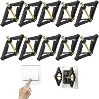 10 piezas de varilla de soporte de caja, accesorios para electricistas, soporte de caja de enchufe de pared, herramientas de reparación de casete, tip