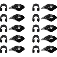 10 presillas para cables de bicicleta, abrazaderas en c para guía de cables de bicicleta, abrazaderas en c para cables de freno de bicicleta, adaptado