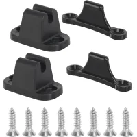 Kit de 2 retenedores de puerta, clip en forma de t para caravana, autocaravana, y armarios.