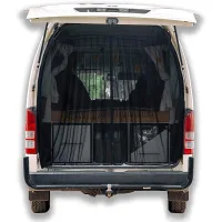 Mosquitera magnética para furgonetas, mosquitera trasera universal con imanes en los 4 lados para furgonetas, autocaravanas y caravanas.