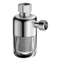 Filtro de ducha, filtro para agua dura, filtro reutilizable con roscas internas y externas de 1/2 pulgada, filtra eficazmente las impurezas del agua,