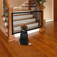 Barrera de contención plegable para mascotas de 72 x 120 cm, barrera protectora para gatos y perros, barrera sin taladros, suministros para mascotas