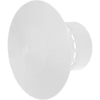 Remate de chimenea de pvc impermeable de 75 mm, malla antipájaros y roedores, protección exterior para conductos de chimenea de estufas de leña