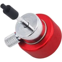 Adaptador de carga y llenado de gas propano verde para cargador airsoft con puerto de aceite de silicona y conexión de carga de gas
