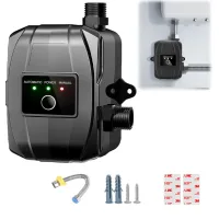 Bomba de refuerzo de presión de 24 v, bomba de refuerzo de agua doméstica automática, minibomba de ducha de agua caliente y fría con accesorios