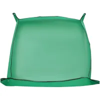 Tapete para macetas, tapete de jardinería de pe impermeable y plegable, tapete para macetas de plántulas de interior, tapete para plantar suculentas (