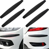 Paquete de 4 protectores de parachoques delanteros flexibles y resistentes a los arañazos, pegatinas universales para proteger el parachoques de su co