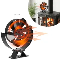 Ventilador térmico regulable 108 cfm, 1.100 rpm, rango 50–350 °c, aleación de aluminio negra