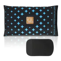 Cojín deshumidificador para coche de 1200 g, dimensiones con ventana indicadora incluida y almohadilla antideslizante para el cojín deshumidificador