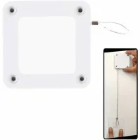 Cierrapuertas automático blanco, no requiere taladrar, adecuado para la mayoría de puertas, se cierra automáticamente sin taladrar.