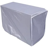 1 unidad (80 x 30 x 57 cm) cubierta para aire acondicionado, protección exterior, a prueba de polvo, antinieve, impermeable y solar.