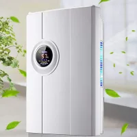 Deshumidificador portátil para el hogar,enchufe ue,350ml/día,pantalla led,mando a distancia,temporizador de 24h,apagado automático por depósito lleno.