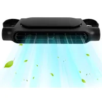 Aire acondicionado para coche, ventilador usb sin aspas, portátil para asientos delanteros y traseros