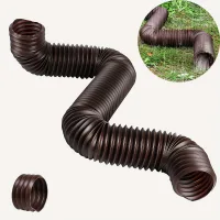 Extensor de bajante extra largo de 1,3 m, resistente, empalme flexible para drenaje de césped, jardín y sótano, extensión de plomería duradera.