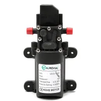Bomba de agua autocebante de alta presión de diafragma de 12v 6a 72w dc 6l