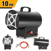 Calefactor de gas para obra 10 kw, consumo 0,73 kg/h, solución de calefacción para obra y almacén