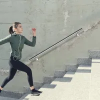 Barandilla de escalera con 2 soportes de pared, pasamanos de acero inoxidable 304, para interiores y exteriores, 180 cm