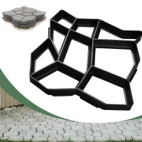 1 pieza de molde de plástico reutilizable para hormigón: para entradas, terrazas y patios exteriores, anticorrosivo y fácil de usar