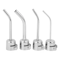 Boquillas para pistola de aire caliente, kit de repuesto, 4 boquillas acodadas de aluminio, 3/5/6/8 mm, para soldador 850/852/950..