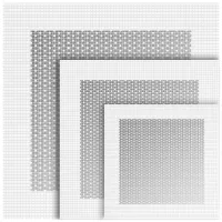 6 piezas parches de reparación de pared de aluminio autoadhesivos 10/15/20 cm..