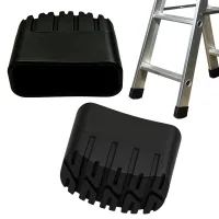 2 pies de goma para escalera 50 x 20 mm, recambios antideslizantes para escalera plegable y escalera simple..