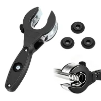 Cortatubos de trinquete 8-29 mm, cortatubos de aleación de zinc con 3 ruedas de repuesto, para cobre, acero inoxidable, pvc y aluminio..