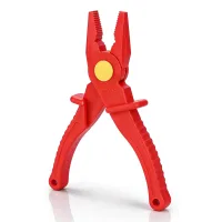 Alicate aislado de plástico 8 pulgadas 1000v vde, alicate plano de corte ergonómico antideslizante para electricistas, 195 mm, 1 par..