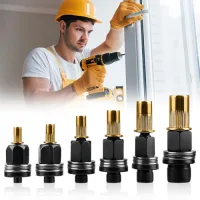 Kit de 6 cabezales de tuercas remachables para remachadora m3 m4 m5 m6 m8 m10 de acero al carbono..