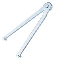 Llave de pivote ajustable universal para amoladora angular, acero aleado, vástago 4 mm, longitud 160 mm, 1 unidad..