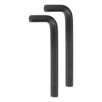 Llave hexagonal en l de 7/16 pulgadas, 2 piezas, acero cromo vanadio, herramienta de reparación, negra..