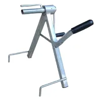 Enrollador de manguera plegable y portátil para mangueras de incendio y agua, soporte de acero galvanizado, dispositivo manual para riego agrícola..