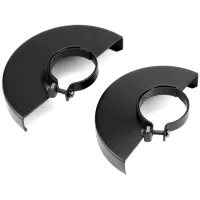 2 piezas protector para amoladora angular de metal negro, carcasa para amoladora 125/115, orificio interior 42 mm..