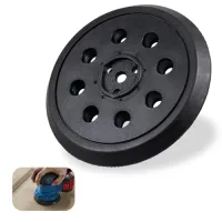 Disco de lijado de 125 mm con fijación de velcro, 8 orificios de aspiración, resistente al calor hasta 80 °c, para lijadoras orbitales..