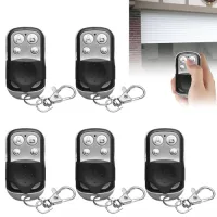 Mando universal para puerta de garaje y portal 433,92 mhz, 4 botones, pack de 5, negro..