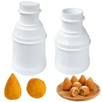 2 moldes para bolas de arroz diy de plástico apto para alimentos, formas cónica y redonda, porciones de 160 g, reutilizables, aptos paralavavajillas,.
