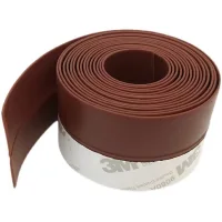 Tira de sellado autoadhesiva - para aislamiento térmico y del viento de la parte inferior de una puerta - 5 m x 35 mm - tira de sellado insonorizada -