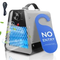 Generador de ozono 50000mg/h – purificador de aire portátil con temporizador de 2h, elimina humo, olores de mascotas, moho y más