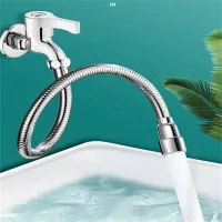 Extensión de grifo giratoria 360° – universal, antisalpicaduras y versátil para cocina y baño - salida única 50cm
