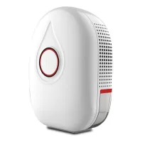 Mini deshumidificador silencioso de 9 v, 300 ml, compacto, portátil, seguro para dormitorio y baño, 24 h