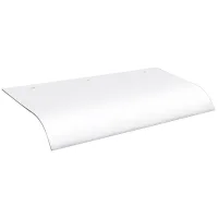 Toldo de puerta marquesina para puerta protección exterior contra la lluvia y las inclemencias 40 x 80 cm montaje empotrado