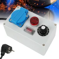 Regulador de voltaje de 2000 w, regulador de velocidad del motor, 230 v, enchufe estándar europeo.
