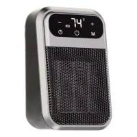 Calefactor mural con mini ventilador cerámico, apto para baños, calefacción silenciosa y de bajo consumo, 800 vatios.
