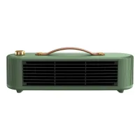 Calefactor – calefactor de ambiente para el hogar – calefactor cerámico portátil – verde – 27,5 cm x 9 cm x 8,5 cm