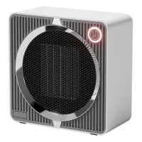 Calefactor eléctrico – calefactor eléctrico pequeño y portátil – calefactor cerámico ptc – para oficina, hogar, dormitorio – blanco – 500 w