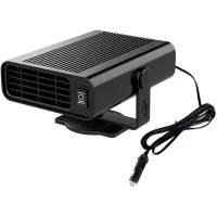 Calefactor para coche, 12 v, 150 w, calentamiento y descongelación rápidos, enchufe giratorio 360° para encendedor de , color negro.